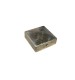 Chapeau de poteau zingué 7x7 cm pour palissade bois