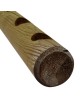 Rondin bois 2 perçages 14x150 cm pour clôture normande