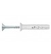 Cheville clou-vis nylon avec collerette conique 10x160 mm