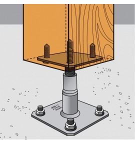 Pied de poteau réglable Simpson