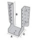 Sabot ailes extérieures 70x135 mm - SAE340/70/2