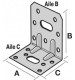 Equerre renforcée 75x160x60 mm - E8/2,5 Simpson