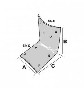 Equerre pour bois rond de 80 à 140 mm de diamètre