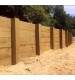 Poteau 1000x15x15 mm pour mur de soutènement bois