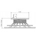 Plot terrasse piscine réglable 40-60mm JOUPLAST